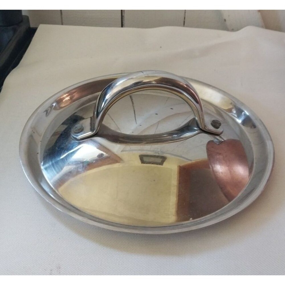 La Sera Cookware Copper Kettle/Pot Collection De Luxe Copper Triply w/Lid - Picture 9 of 15